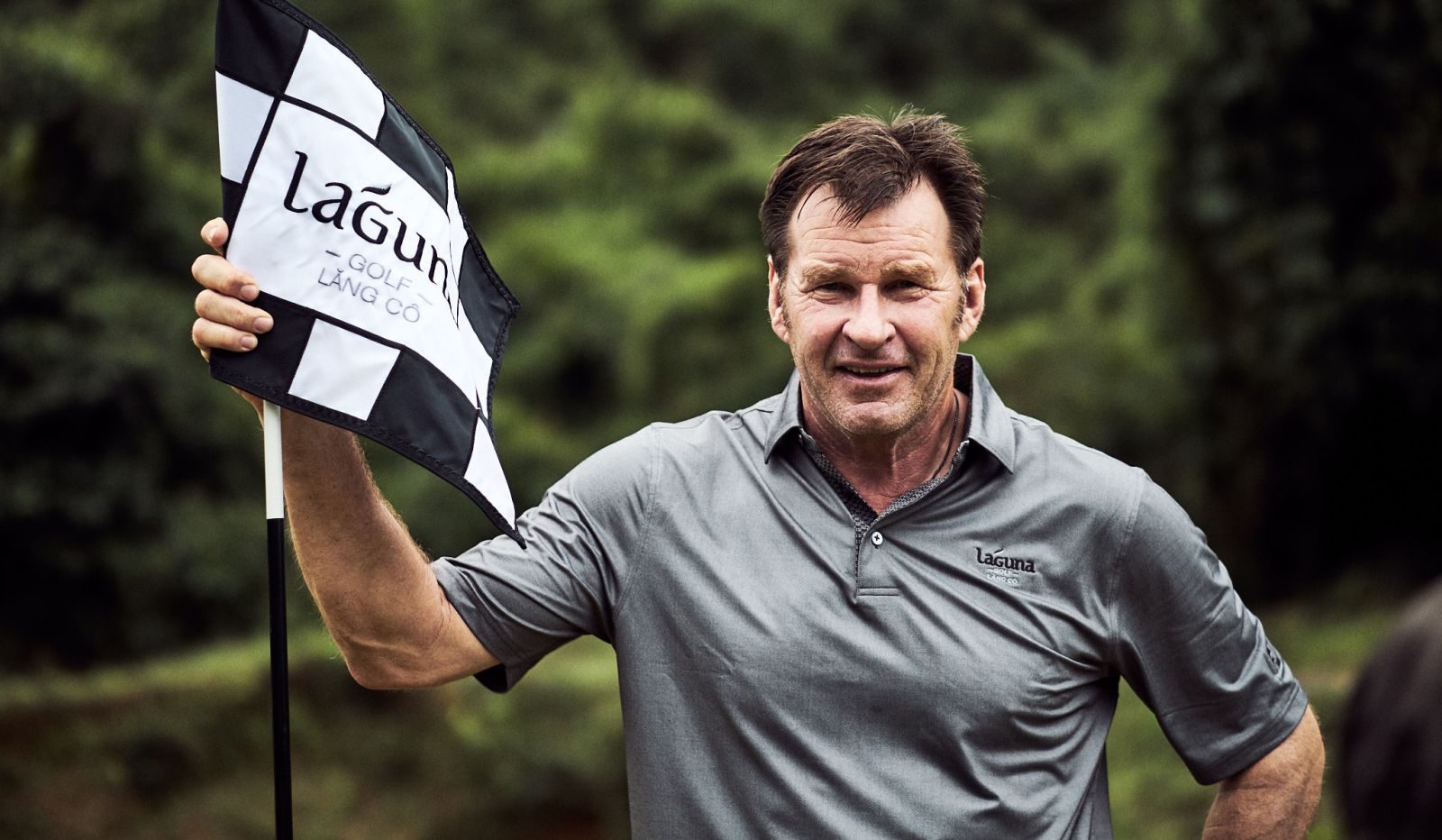 The golf course was designed by British legend Sir Nick Faldo