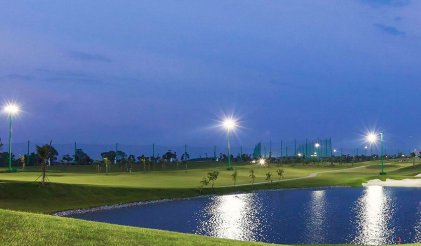 Golf Course with Modern Lighting System