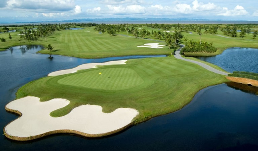 Location of the golf course
