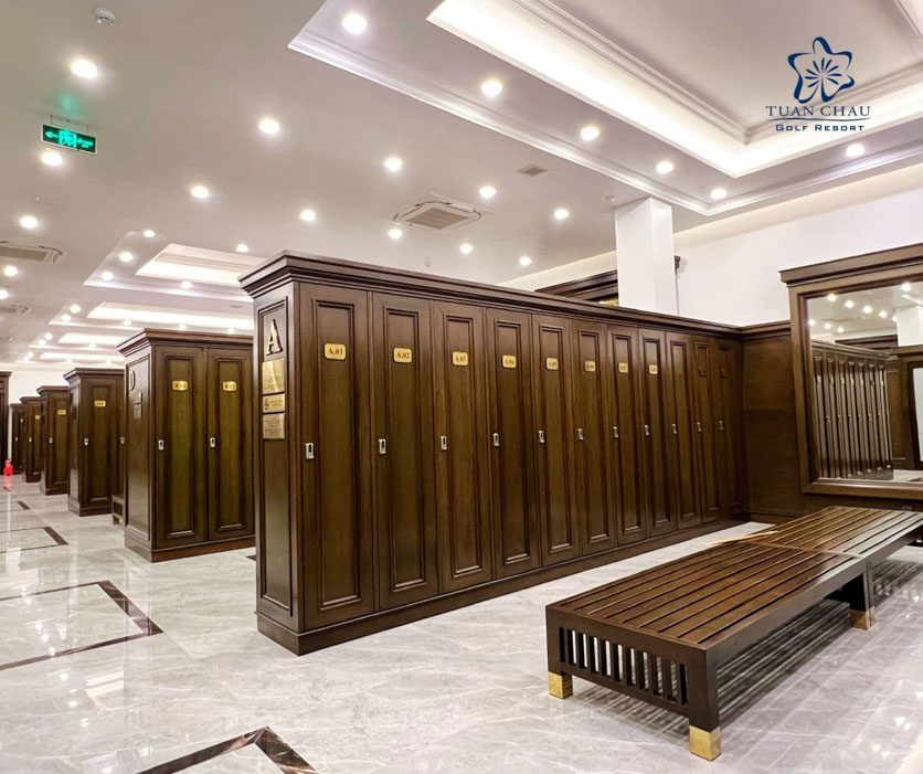 Locker room